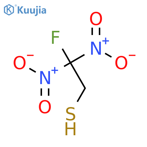 Ethanethiol, 2-fluoro-2,2-dinitro- structure