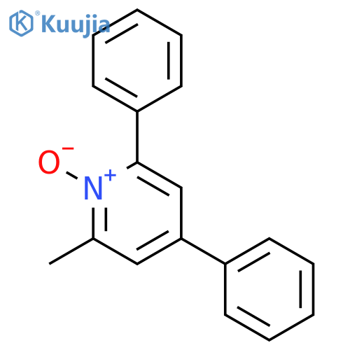 Pyridine, 2-methyl-4,6-diphenyl-, 1-oxide structure