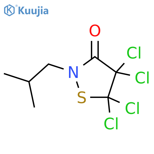 3-Isothiazolidinone, 4,4,5,5-tetrachloro-2-(2-methylpropyl)- structure