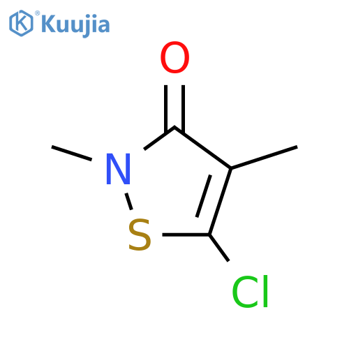 3(2H)-Isothiazolone, 5-chloro-2,4-dimethyl- structure