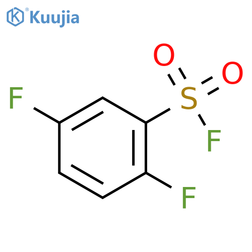2,5-difluorobenzene-1-sulfonyl fluoride structure