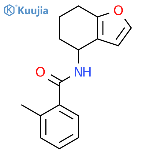 Benzamide, 2-methyl-N-(4,5,6,7-tetrahydro-4-benzofuranyl)- (9CI) structure