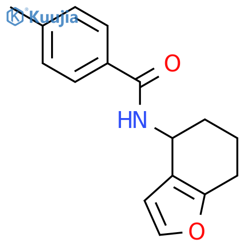 Benzamide, 4-methyl-N-(4,5,6,7-tetrahydro-4-benzofuranyl)- (9CI) structure