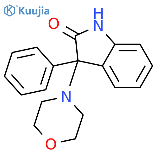 2H-Indol-2-one, 1,3-dihydro-3-(4-morpholinyl)-3-phenyl- structure