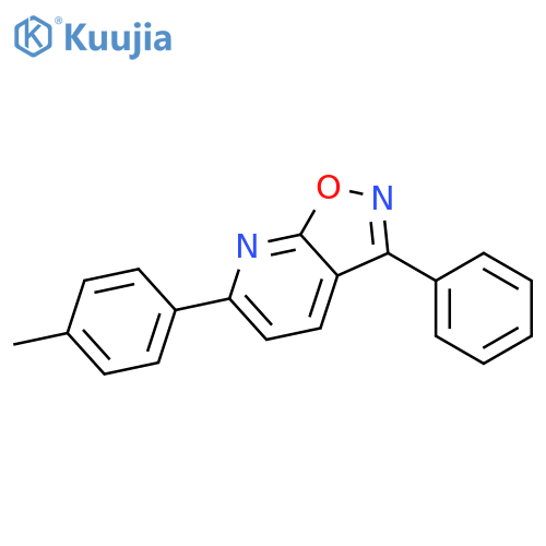 Isoxazolo[5,4-b]pyridine, 6-(4-methylphenyl)-3-phenyl- structure