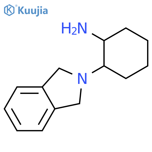 Cyclohexanamine, 2-(1,3-dihydro-2H-isoindol-2-yl)-, (1R,2R)- structure