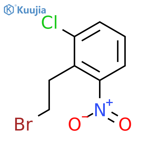Benzene, 2-(2-bromoethyl)-1-chloro-3-nitro- structure
