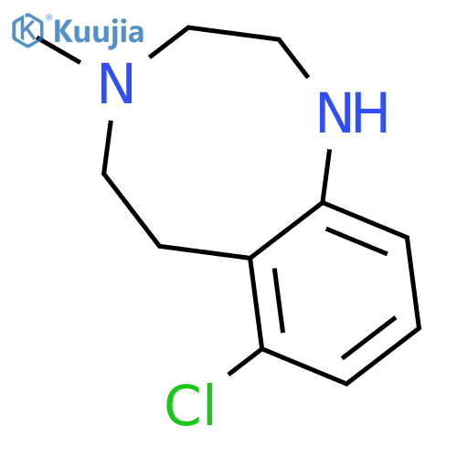 1,4-Benzodiazocine, 7-chloro-1,2,3,4,5,6-hexahydro-4-methyl- structure