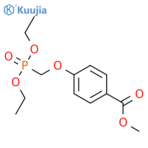 BENZOIC ACID, 4-[(DIETHOXYPHOSPHINYL)METHOXY]-, METHYL ESTER structure
