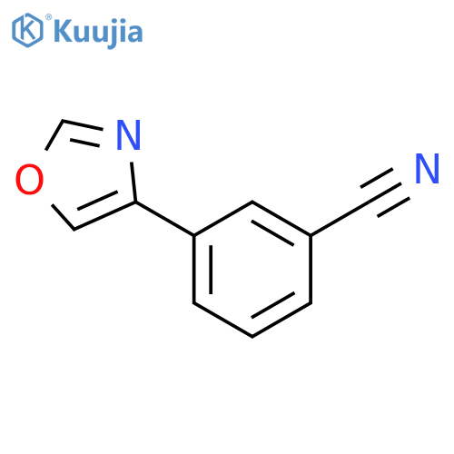 Benzonitrile, 3-(4-oxazolyl)- structure