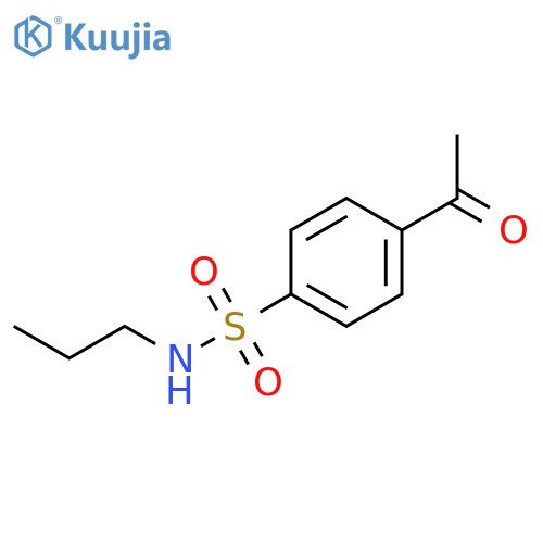 4-Acetyl-N-propylbenzene-1-sulfonamide structure