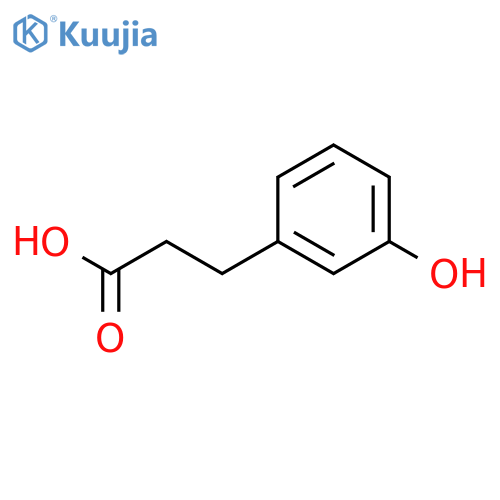 3-(3-Hydroxyphenyl)propanoic acid structure