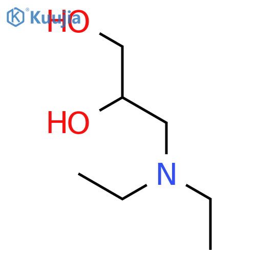 3-(Diethylamino)-1,2-propanediol structure
