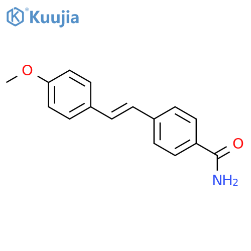 Benzamide, 4-[2-(4-methoxyphenyl)ethenyl]- structure
