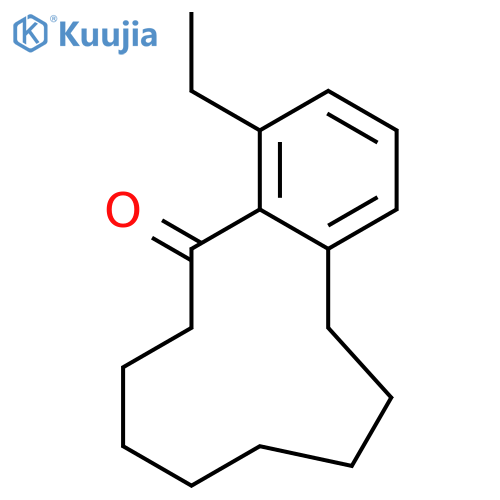 5H-Benzocycloundecen-5-one, 4-ethyl-6,7,8,9,10,11,12,13-octahydro- structure