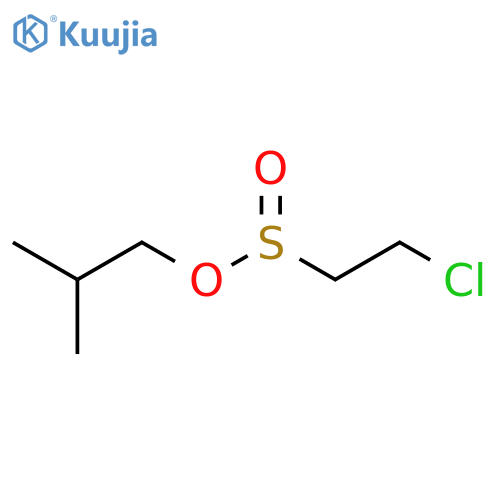 Ethanesulfinic acid, 2-chloro-, 2-methylpropyl ester structure