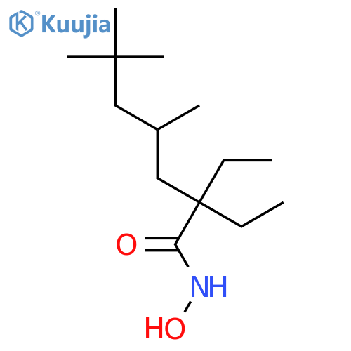 Heptanamide, 2,2-diethyl-N-hydroxy-4,6,6-trimethyl- structure