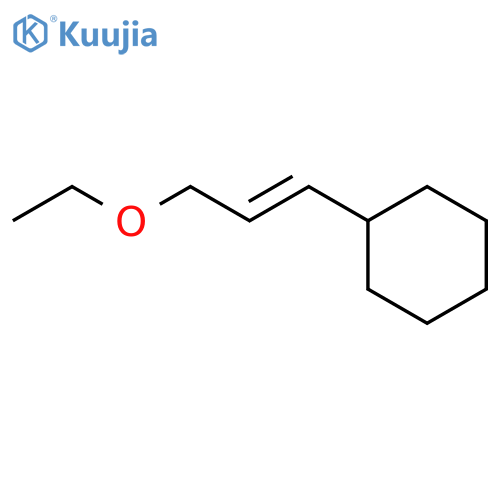 Cyclohexane,[(1E)-3-ethoxy-1-propen-1-yl]- structure