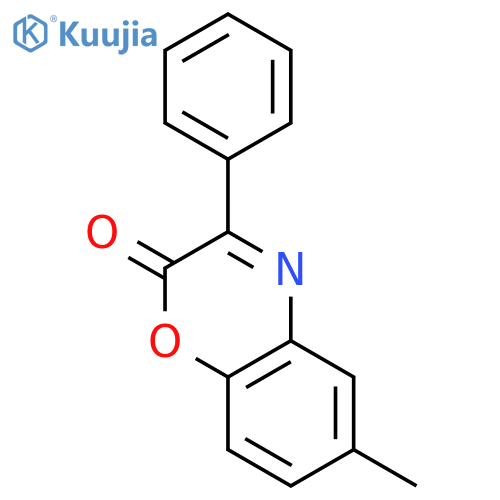 2H-1,4-Benzoxazin-2-one, 6-methyl-3-phenyl- structure