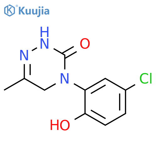 1,2,4-Triazin-3(2H)-one,4-(5-chloro-2-hydroxyphenyl)-4,5-dihydro-6-methyl- structure