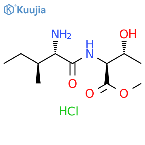 L-Threonine, L-isoleucyl-, methyl ester, hydrochloride (1:1) structure