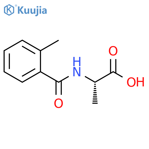 (2S)-2-(2-methylphenyl)formamidopropanoic acid structure