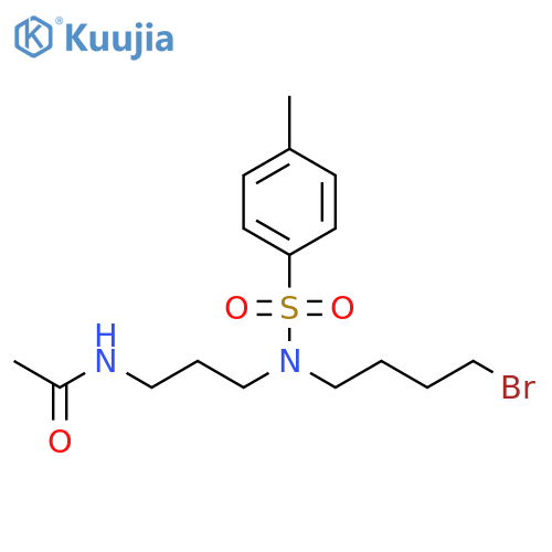 Acetamide,N-[3-[(4-bromobutyl)[(4-methylphenyl)sulfonyl]amino]propyl]- structure