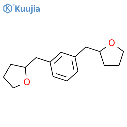 Furan, 2,2'-[1,3-phenylenebis(methylene)]bis[tetrahydro- structure