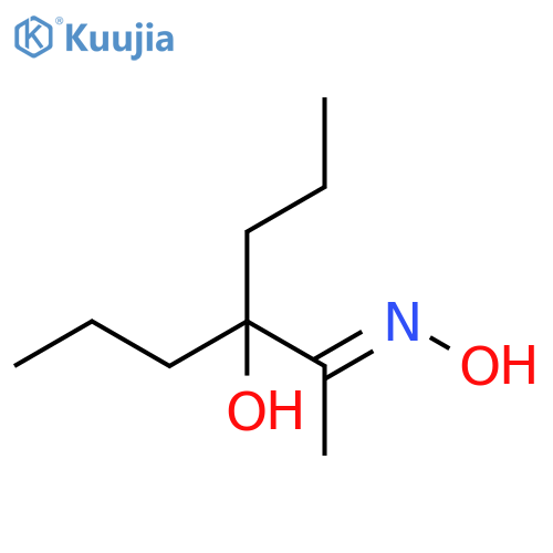 2-Hexanone, 3-hydroxy-3-propyl-, oxime, (E)- structure