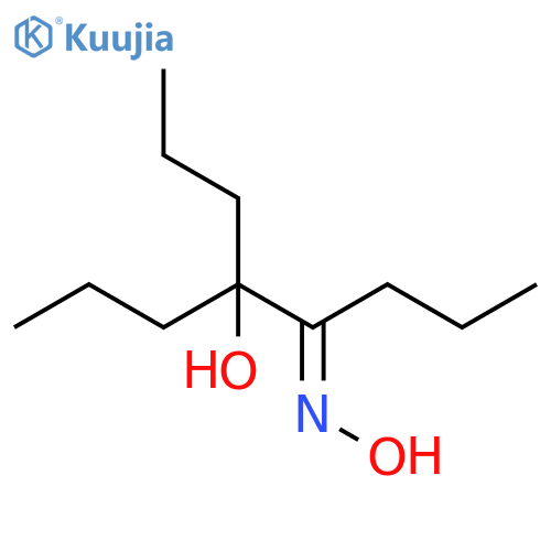 4-Octanone, 5-hydroxy-5-propyl-, oxime, (E)- structure