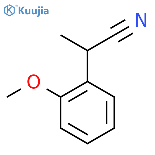 2-(2-methoxyphenyl)propanenitrile structure
