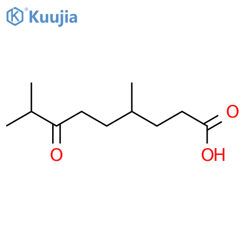 Nonanoic acid, 4,8-dimethyl-7-oxo- structure