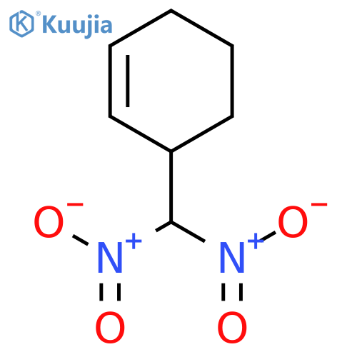 Cyclohexene, 3-(dinitromethyl)- structure