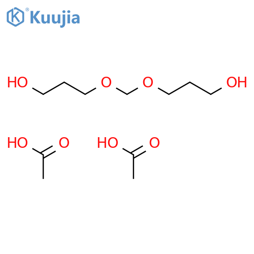 1-Propanol, 3,3'-[methylenebis(oxy)]bis-, diacetate structure