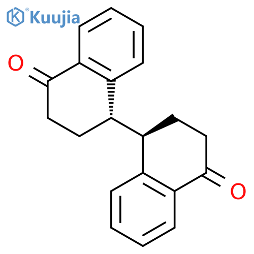 [1,1'-BINAPHTHALENE]-4,4'(1H,1'H)-DIONE, 2,2',3,3'-TETRAHYDRO-, (R*,S*)- structure