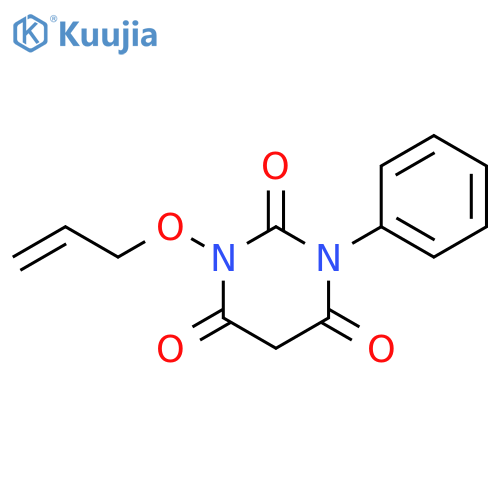 2,4,6(1H,3H,5H)-Pyrimidinetrione, 1-phenyl-3-(2-propenyloxy)- structure