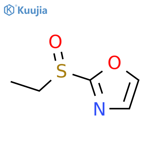 Oxazole, 2-(ethylsulfinyl)- structure