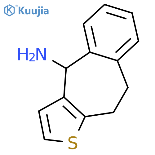 4H-Benzo[4,5]cyclohepta[1,2-b]thiophen-4-amine, 9,10-dihydro- structure