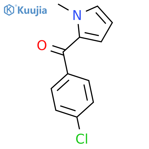 Methanone, (4-chlorophenyl)(1-methyl-1H-pyrrol-2-yl)- structure