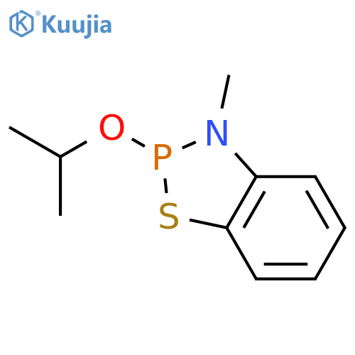 1,3,2-Benzothiazaphosphole, 2,3-dihydro-3-methyl-2-(1-methylethoxy)- structure