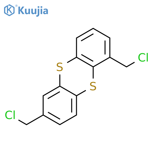 Thianthrene, 1,7-bis(chloromethyl)- structure