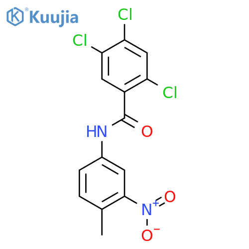 Benzamide, 2,4,5-trichloro-N-(4-methyl-3-nitrophenyl)- structure