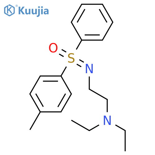 SULFOXIMINE, N-[2-(DIETHYLAMINO)ETHYL]-S-(4-METHYLPHENYL)-S-PHENYL- structure