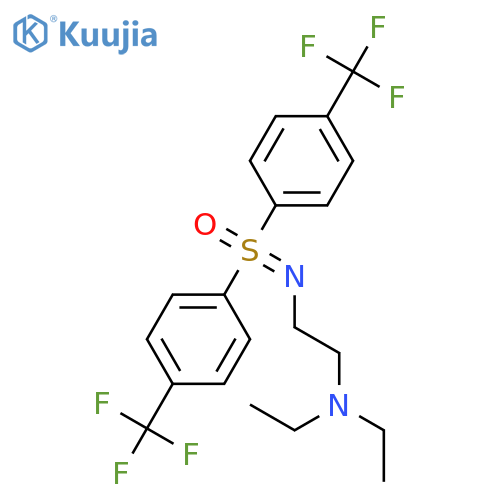 Sulfoximine, N-[2-(diethylamino)ethyl]-S,S-bis[4-(trifluoromethyl)phenyl]- structure