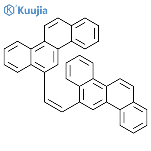 Chrysene, 6,6'-(1,2-ethenediyl)bis-, (Z)- structure