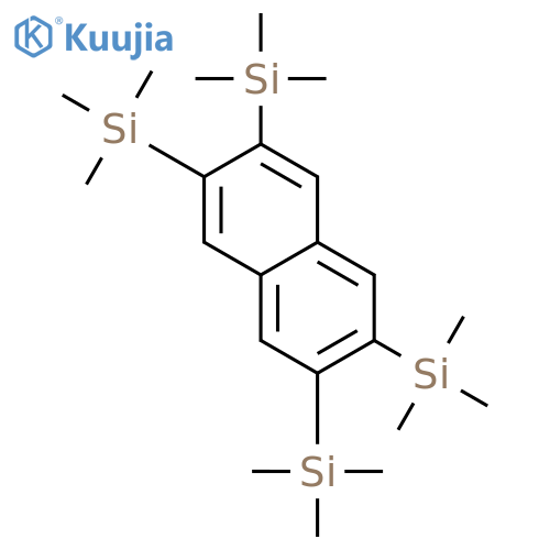 Silane, 2,3,6,7-naphthalenetetrayltetrakis[trimethyl- structure