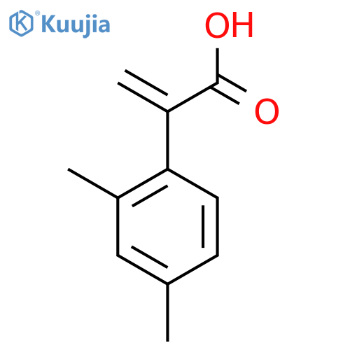 2-(2,4-dimethylphenyl)prop-2-enoic acid structure