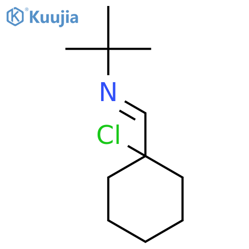 2-PROPANAMINE, N-[(1-CHLOROCYCLOHEXYL)METHYLENE]-2-METHYL-, (E)- structure