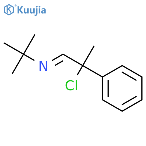 2-PROPANAMINE, N-(2-CHLORO-2-PHENYLPROPYLIDENE)-2-METHYL-, (E)- structure