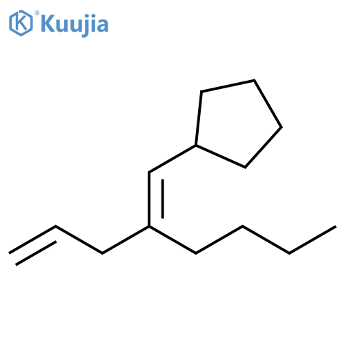 Cyclopentane, (2-butyl-1,4-pentadienyl)-, (E)- (9CI) structure